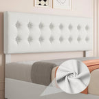 Bed Frame with Adjustable Headboard and 4 Storage Drawers