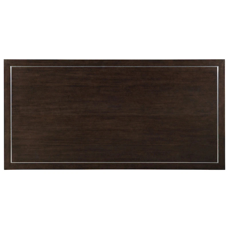 72-Inch Wide Contemporary Industrial Executive Desk with Seven Drawers