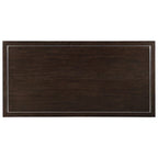 72-Inch Wide Contemporary Industrial Executive Desk with Seven Drawers