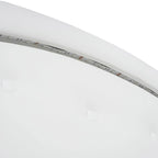 Cama Estofada com Plataforma, Cabeceira LED e Duas Gavetas de Armazenamento