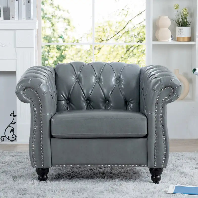 Classic Design Comfortable 1 Seater Sofa Accent Chair For Living Room