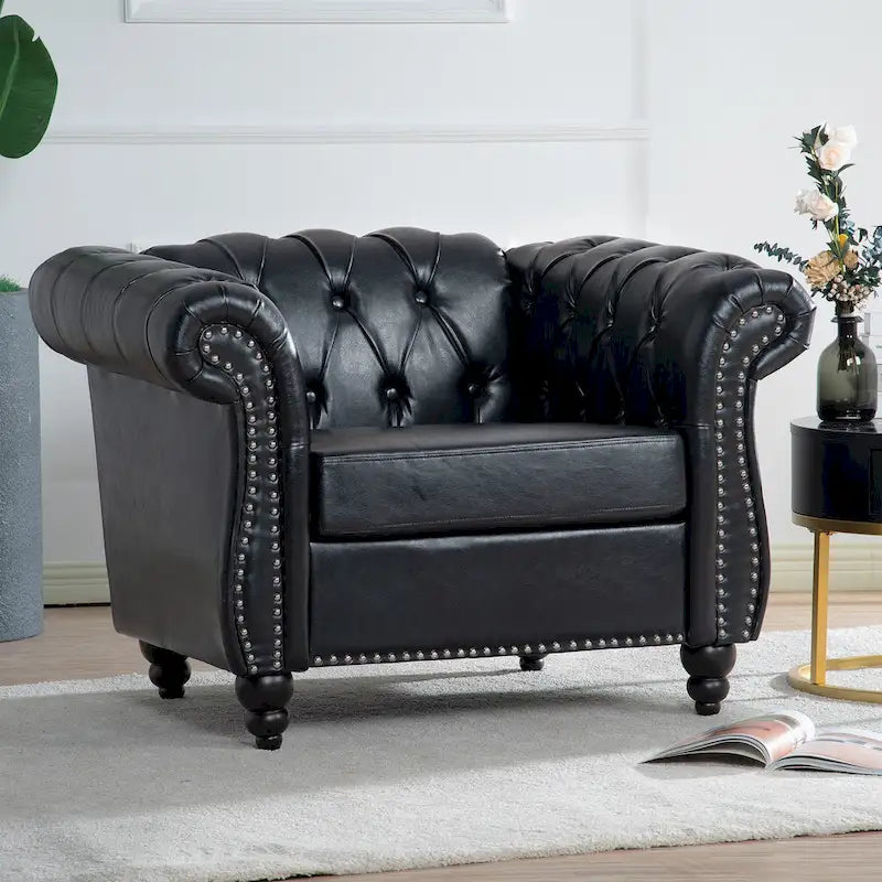 Classic Design Comfortable 1 Seater Sofa Accent Chair For Living Room