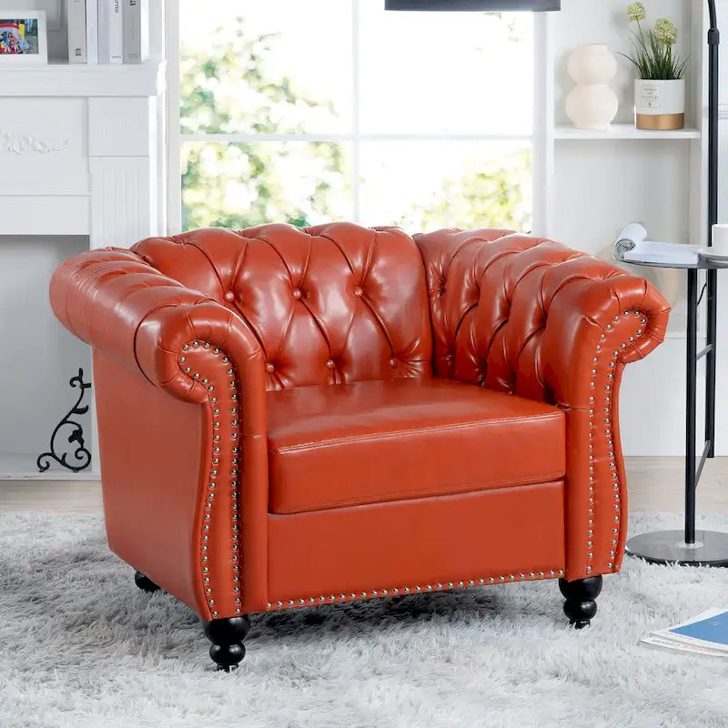 Classic Design Comfortable 1 Seater Sofa Accent Chair For Living Room