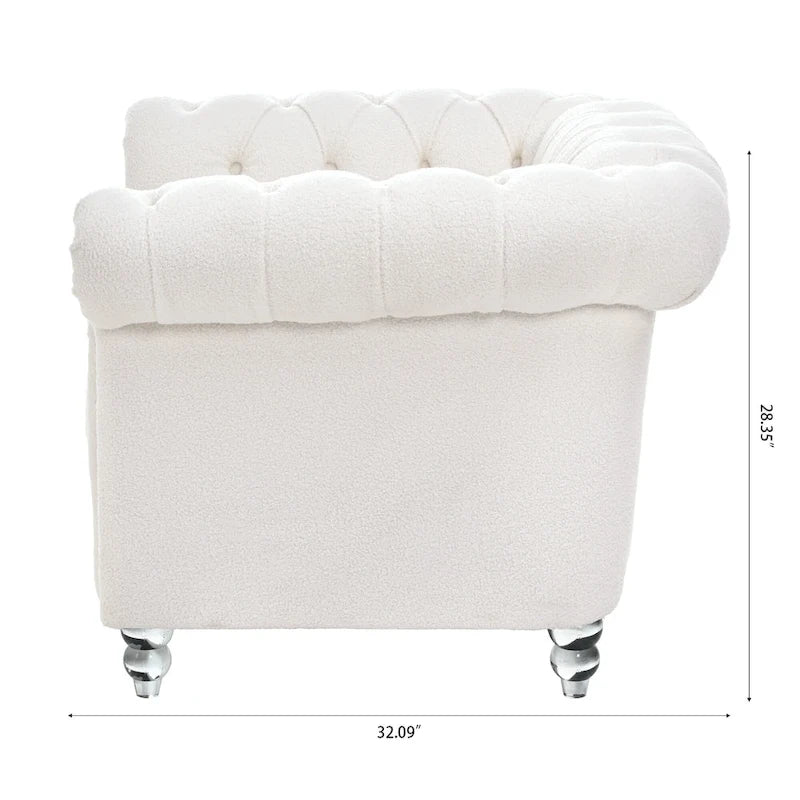 Classic Design Comfortable 1 Seater Sofa Accent Chair For Living Room