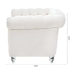 Classic Design Comfortable 1 Seater Sofa Accent Chair For Living Room