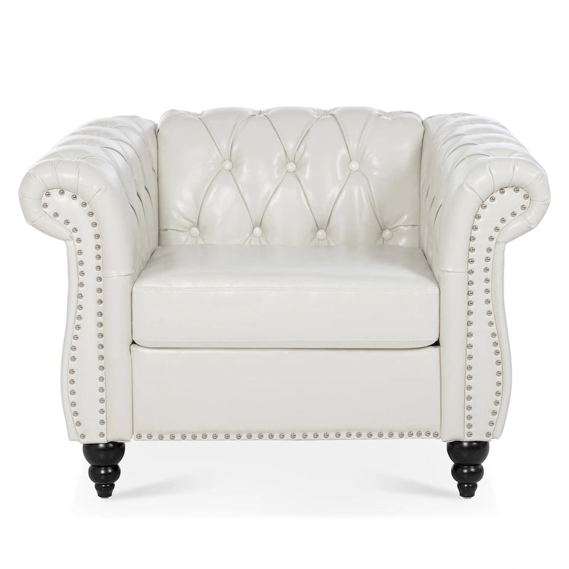 Classic Design Comfortable 1 Seater Sofa Accent Chair For Living Room