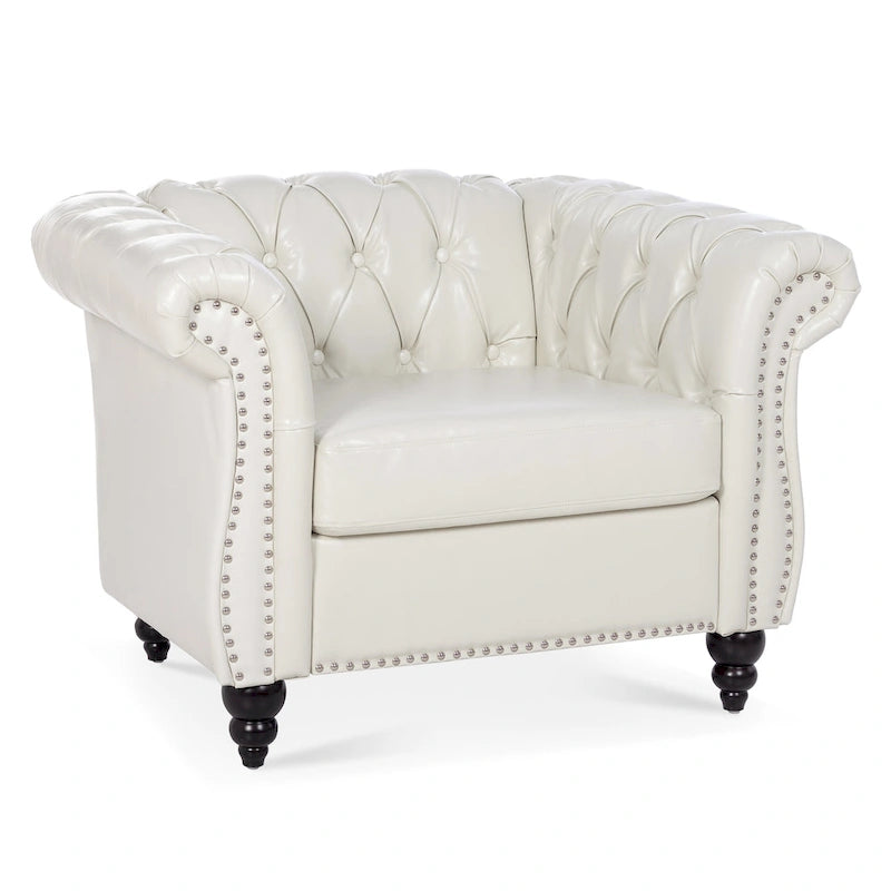 Classic Design Comfortable 1 Seater Sofa Accent Chair For Living Room