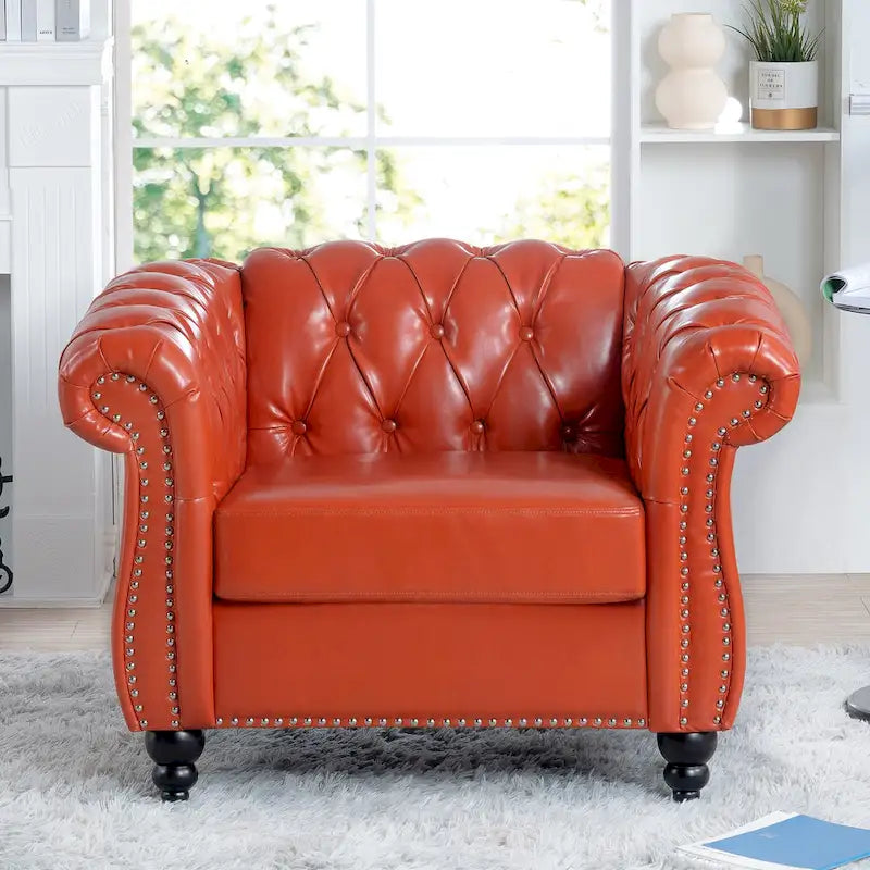 Classic Design Comfortable 1 Seater Sofa Accent Chair For Living Room