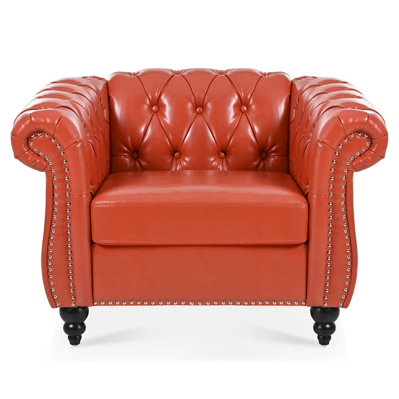 Classic Design Comfortable 1 Seater Sofa Accent Chair For Living Room