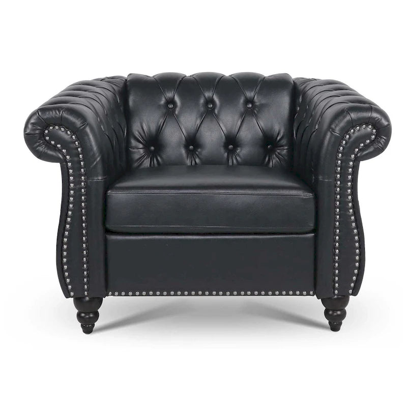Classic Design Comfortable 1 Seater Sofa Accent Chair For Living Room