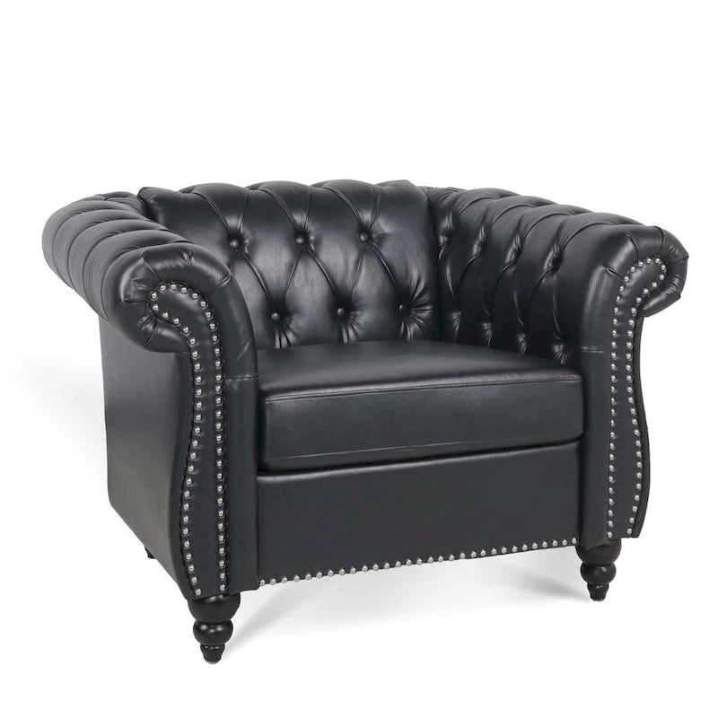 Classic Design Comfortable 1 Seater Sofa Accent Chair For Living Room
