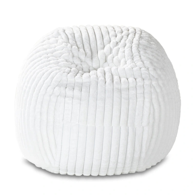 5-Foot Large Faux Fur Bean Bag Chair with Removable Washable Cover