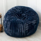 5-Foot Large Faux Fur Bean Bag Chair with Removable Washable Cover