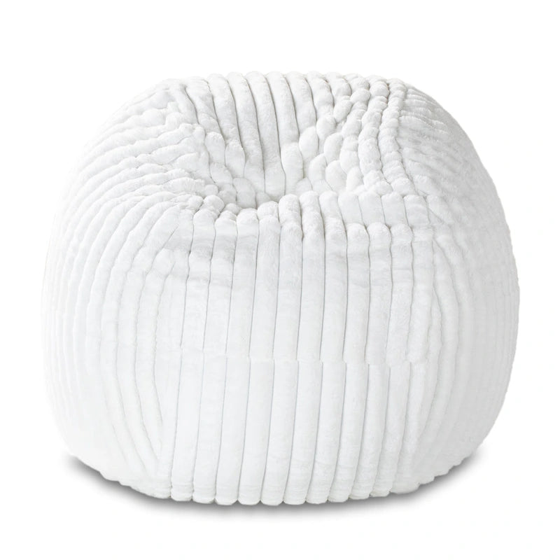 5-Foot Large Faux Fur Bean Bag Chair with Removable Washable Cover