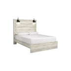 Cama de Painel Branca Rústica Estilo Industrial de Quinta