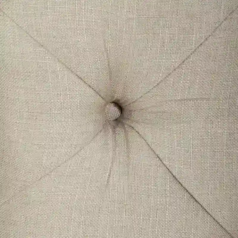 Cama de Casal King Shelter Dusty Taupe com Cabeceira de Linho com Botões