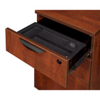 42-Inch Single Pedestal Office Desk with File and Box Drawer
