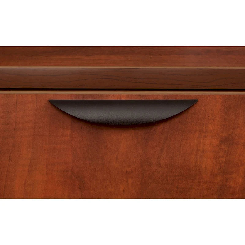 42-Inch Single Pedestal Office Desk with File and Box Drawer