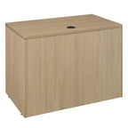 42-Inch Single Pedestal Office Desk with File and Box Drawer