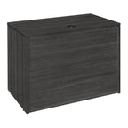 42-Inch Single Pedestal Office Desk with File and Box Drawer