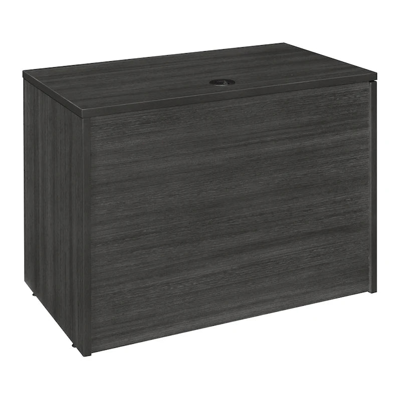 42-Inch Single Pedestal Office Desk with File and Box Drawer