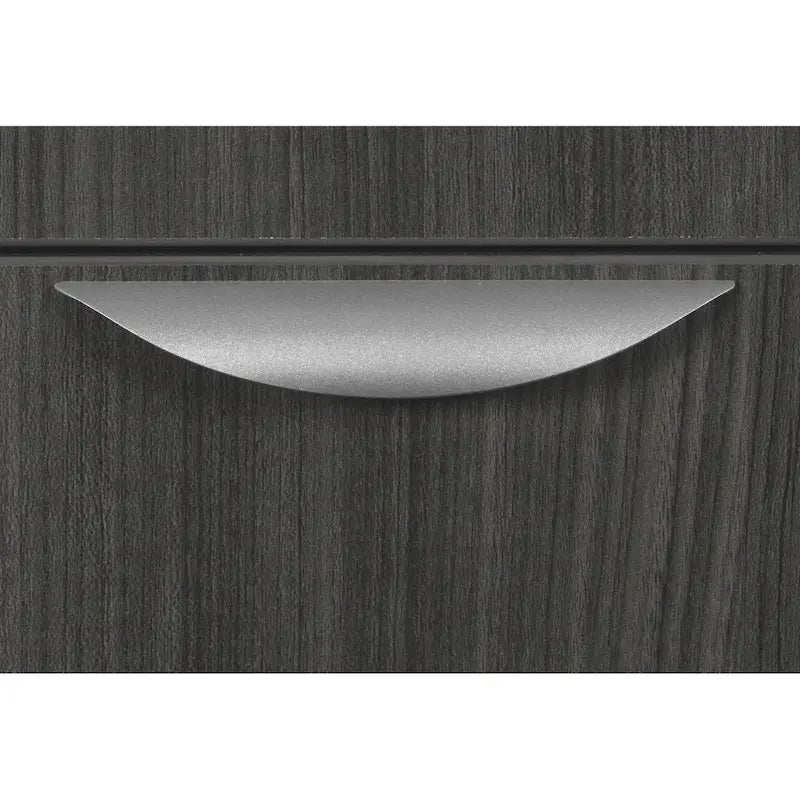42-Inch Single Pedestal Office Desk with File and Box Drawer