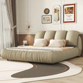 Cama King Size Estofada c/ Cabeceira Grossa e Encosto Acolchoado Grande
