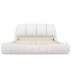 Cama King Size Estofada c/ Cabeceira Grossa e Encosto Acolchoado Grande