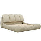 Cama King Size Estofada c/ Cabeceira Grossa e Encosto Acolchoado Grande