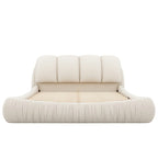 Cama King Size Estofada c/ Cabeceira Grossa e Encosto Acolchoado Grande