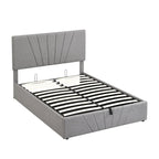 Cama Plataforma Estofada com Sistema de Armazenamento Hidráulico
