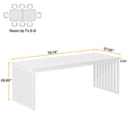 78.74-inch Two Person Computer Desk for Home Office